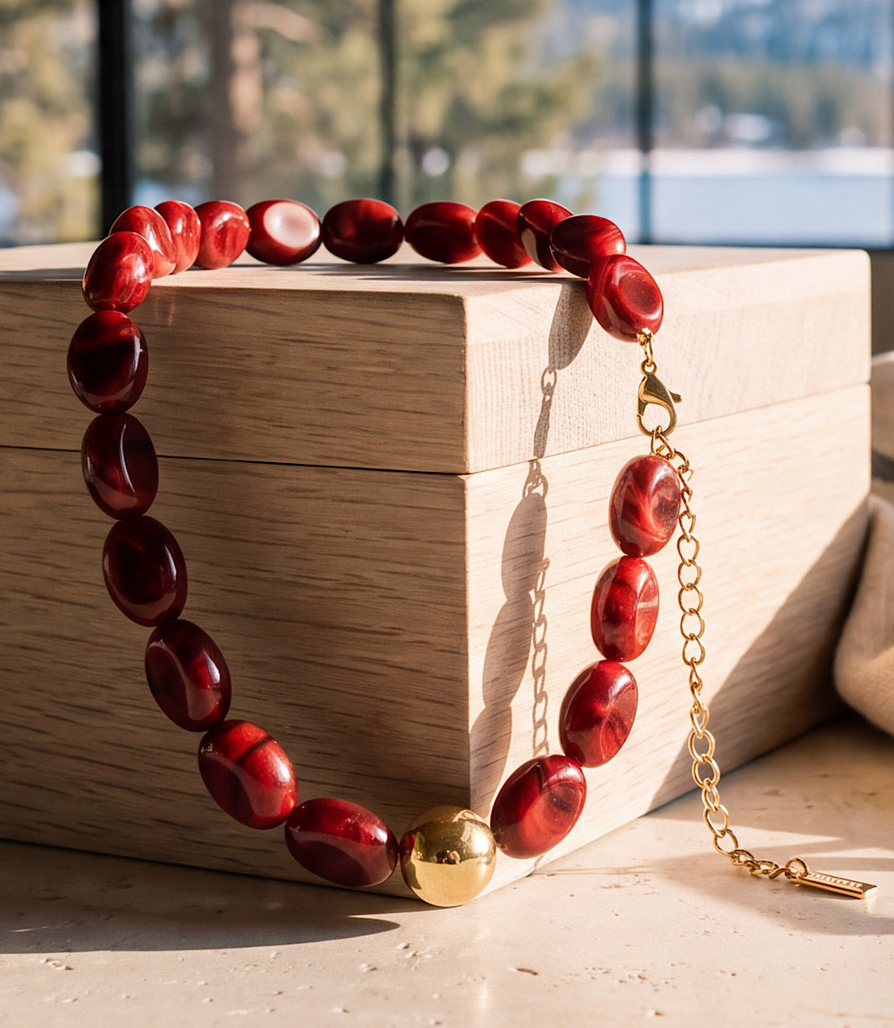 Beaded Toggle Necklace