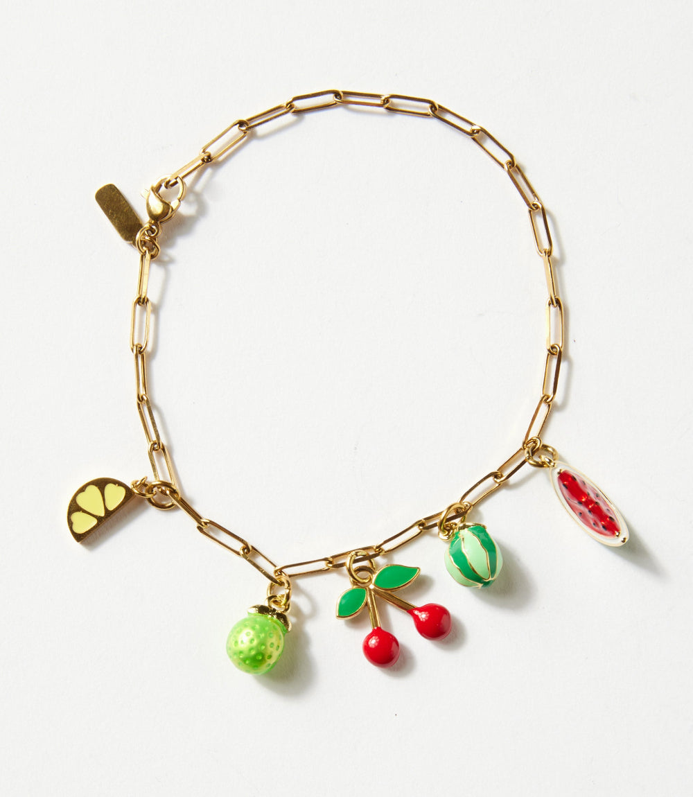 Fruit Charm Bracelet