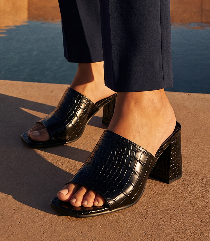 Seychelles Adapt 3 Croco High Heel Sandals