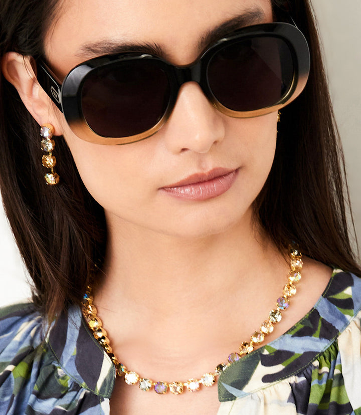 Gemstone Tennis Necklace