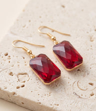 Ruby Stone Earrings