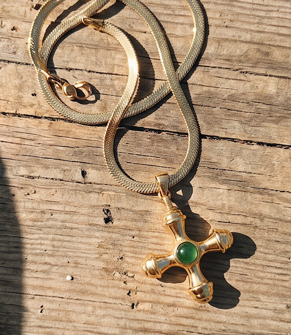 Green Gemstone Necklace