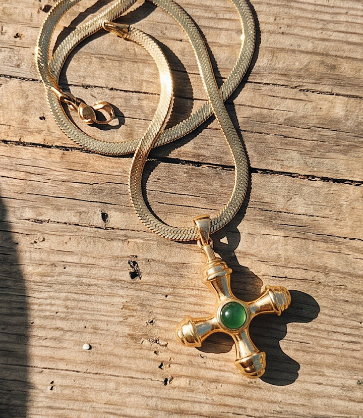 Green Gemstone Necklace