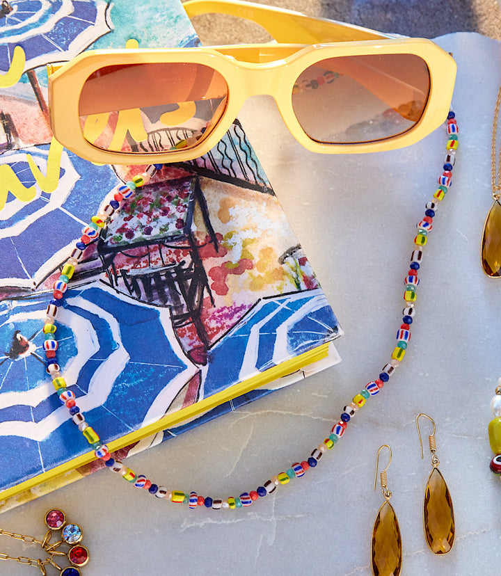 Glass Bead Wrap Bracelet