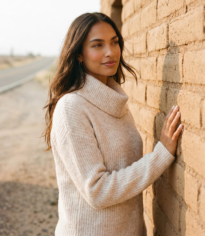 Split Neck Sweater