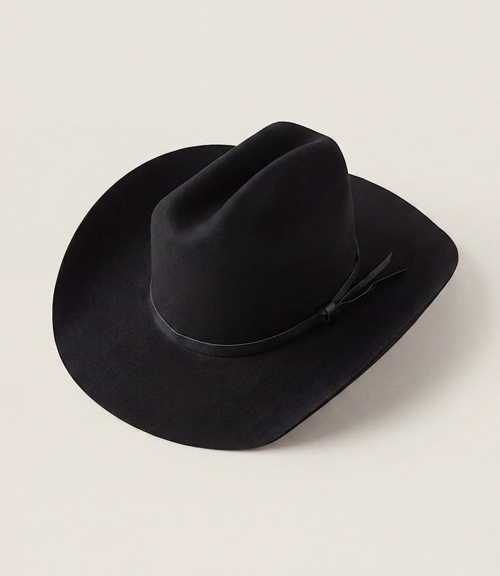 Wool Cowboy Hat With Leather Belt