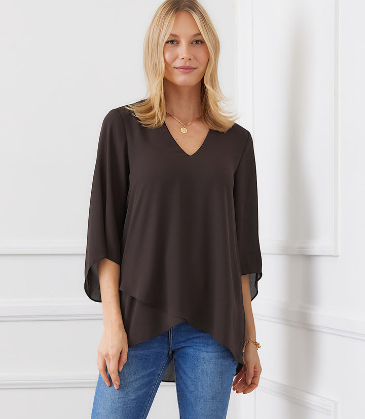 Bracelet Sleeve Asymmetric Top