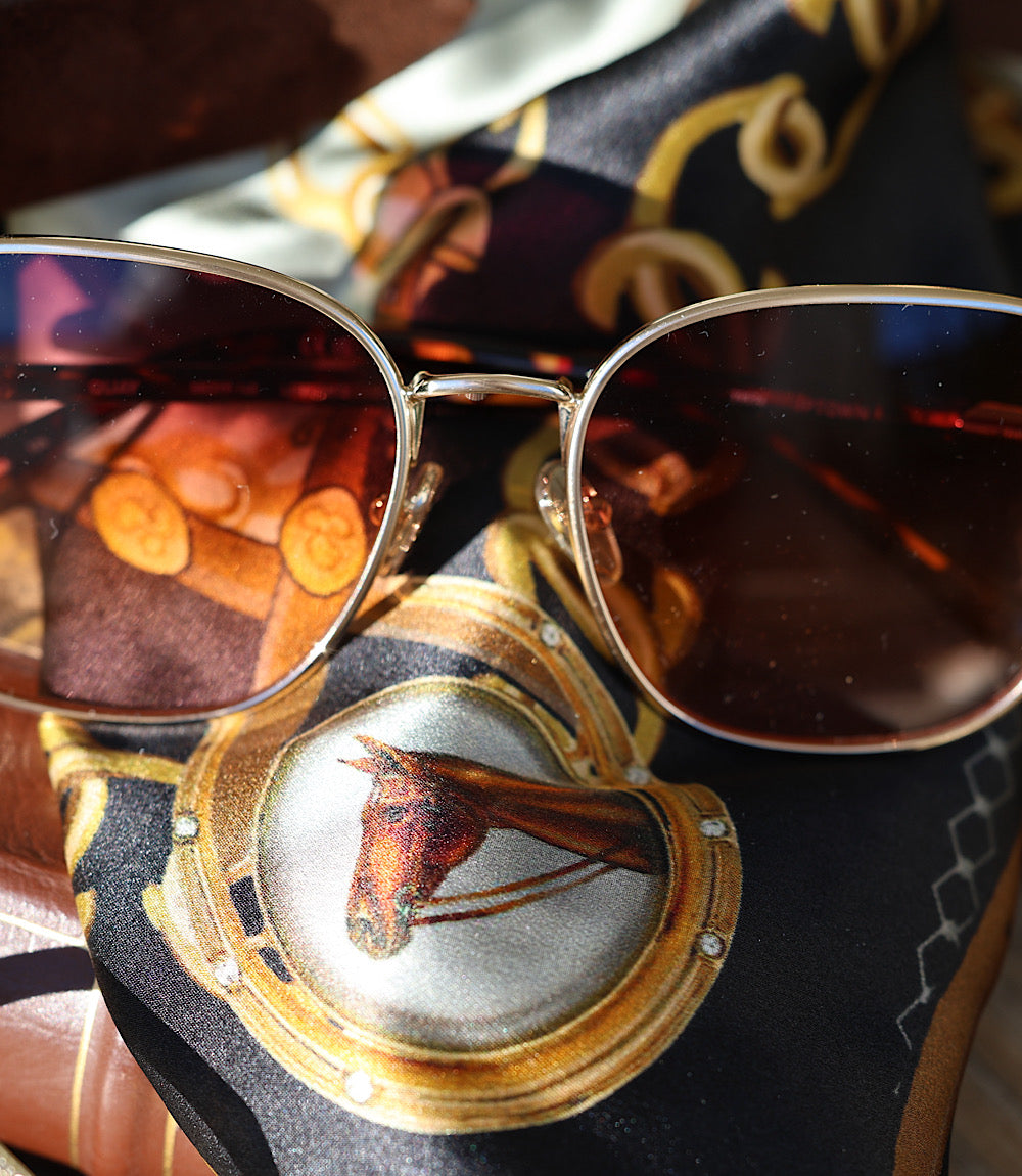 Belmont Print Silk Scarf