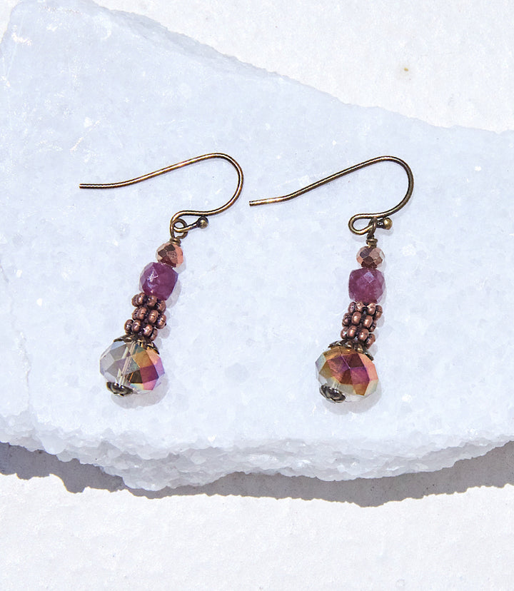 Crystal Dangle Earrings