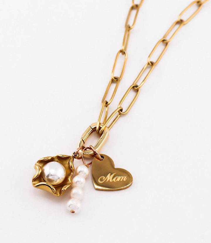 I Love You Mom Necklace