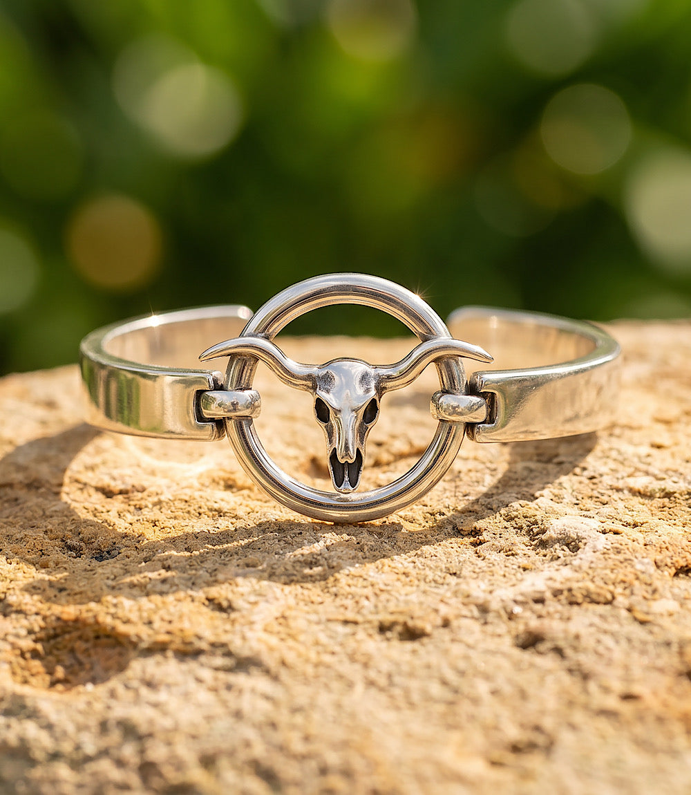 Longhorn Link Cuff Bracelet