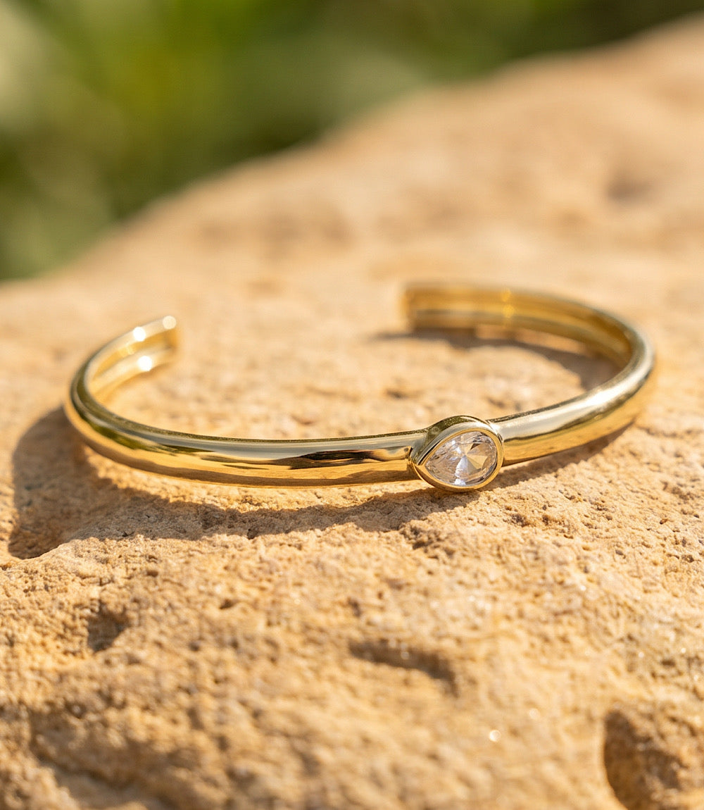 Gemstone Cuff Bracelet