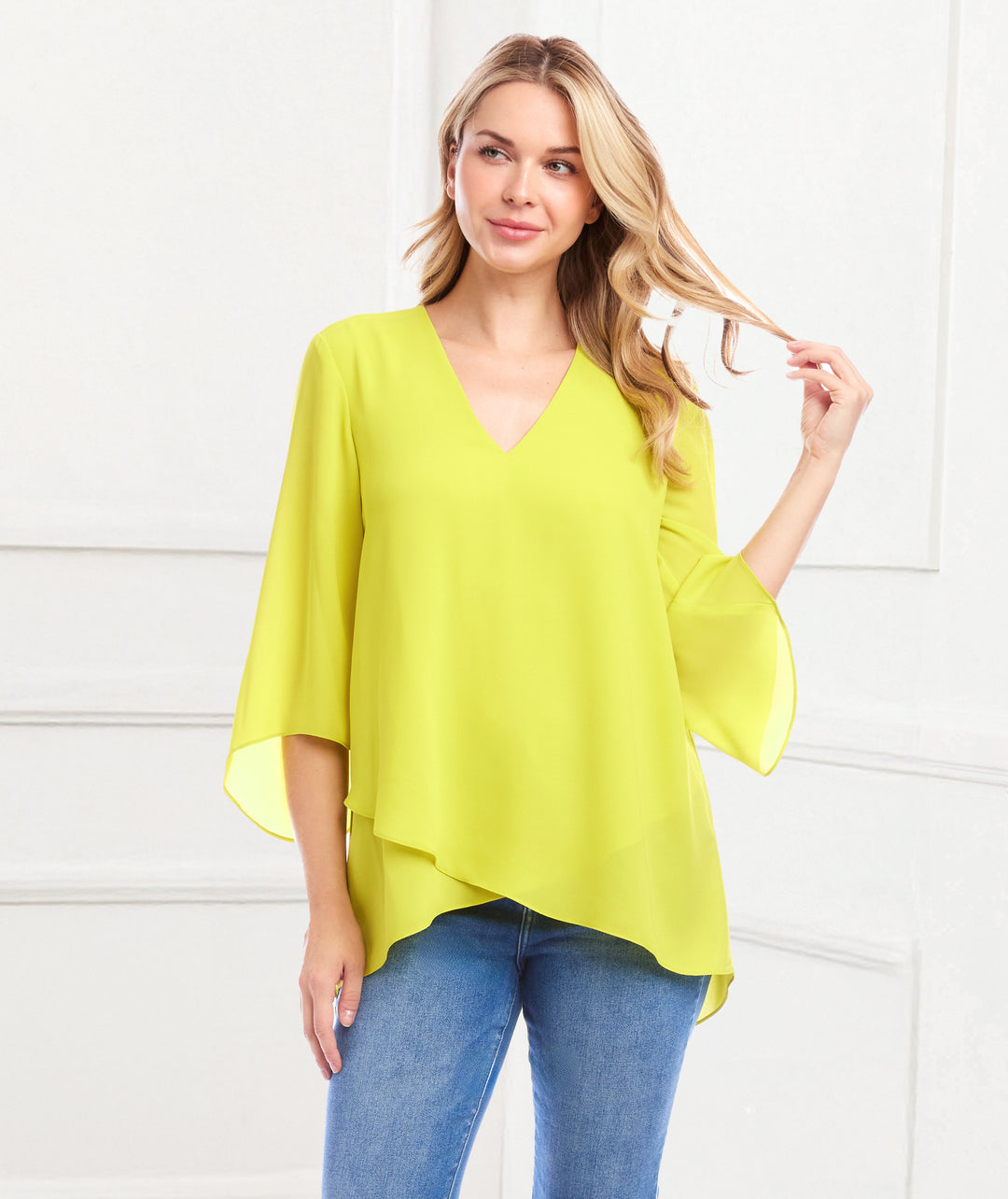 Bracelet Sleeve Asymmetric Top