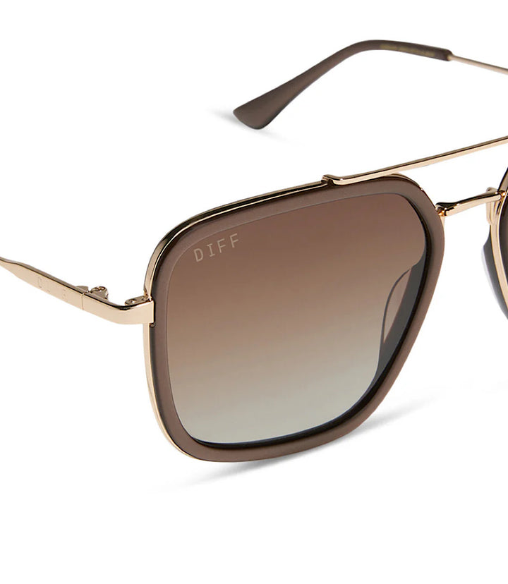 DIFF Jordan Polarized Aviator Sunglasses