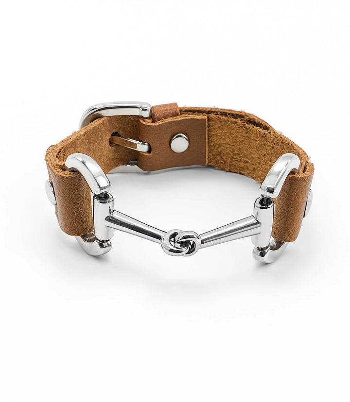 Leather Link Bracelet