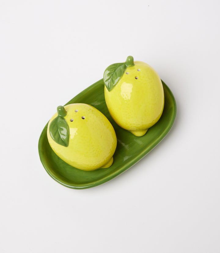 Lemon Grove Salt And Pepper Shakers