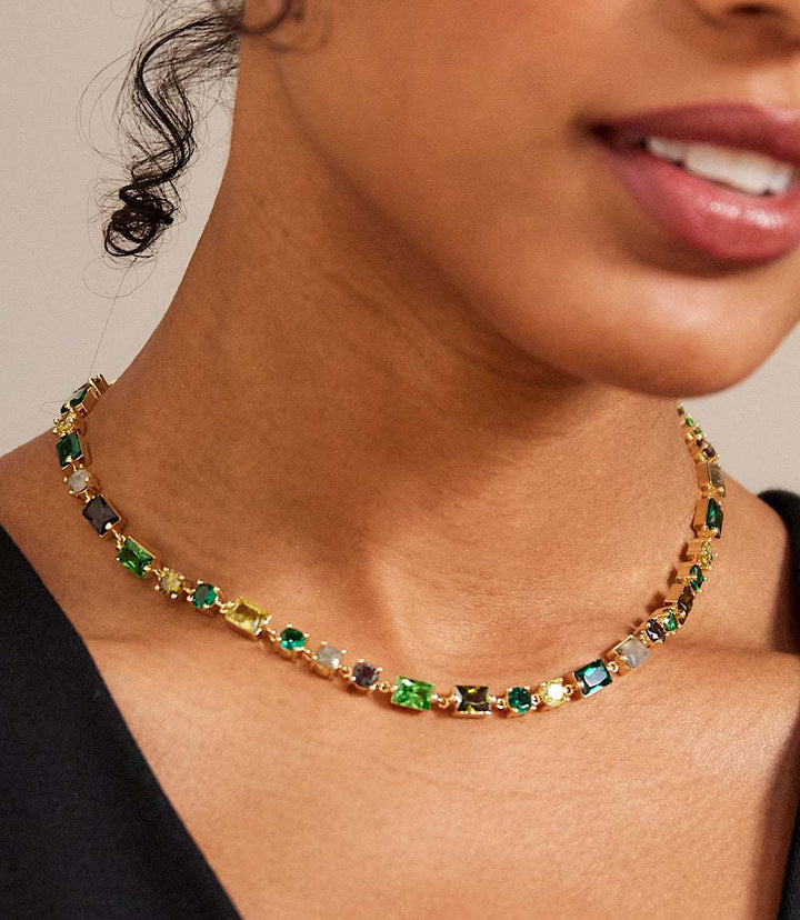 Emerald City Crystal Necklace
