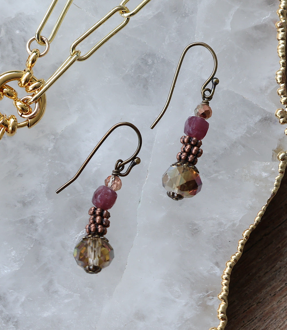 Crystal Dangle Earrings