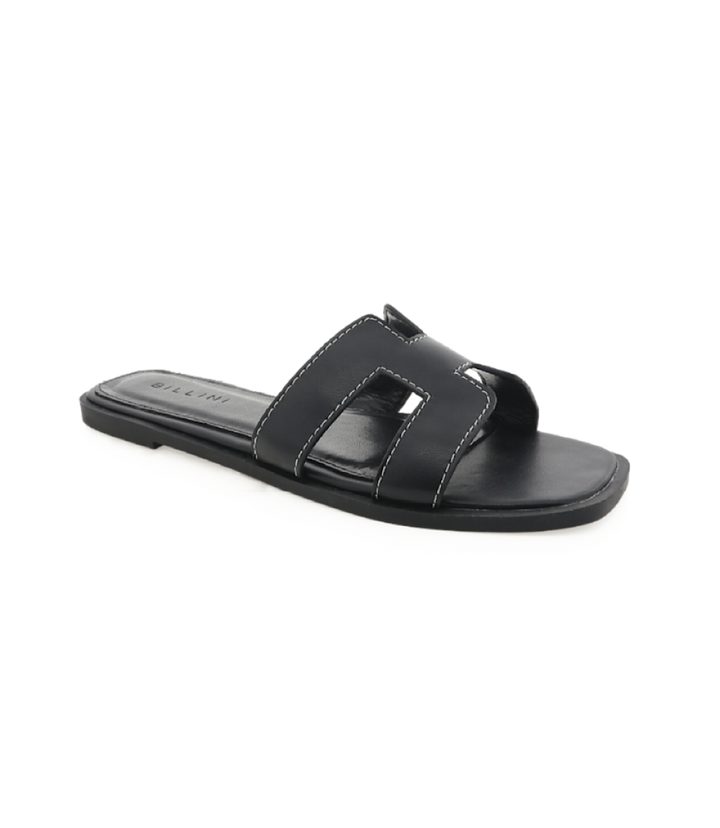 Billini Gordy Cut Out Slide Sandals