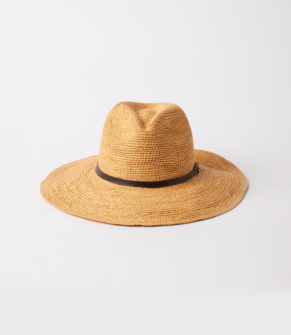 Crochet Straw Panama Hat