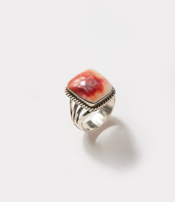 Rose Dahlia Stone Ring