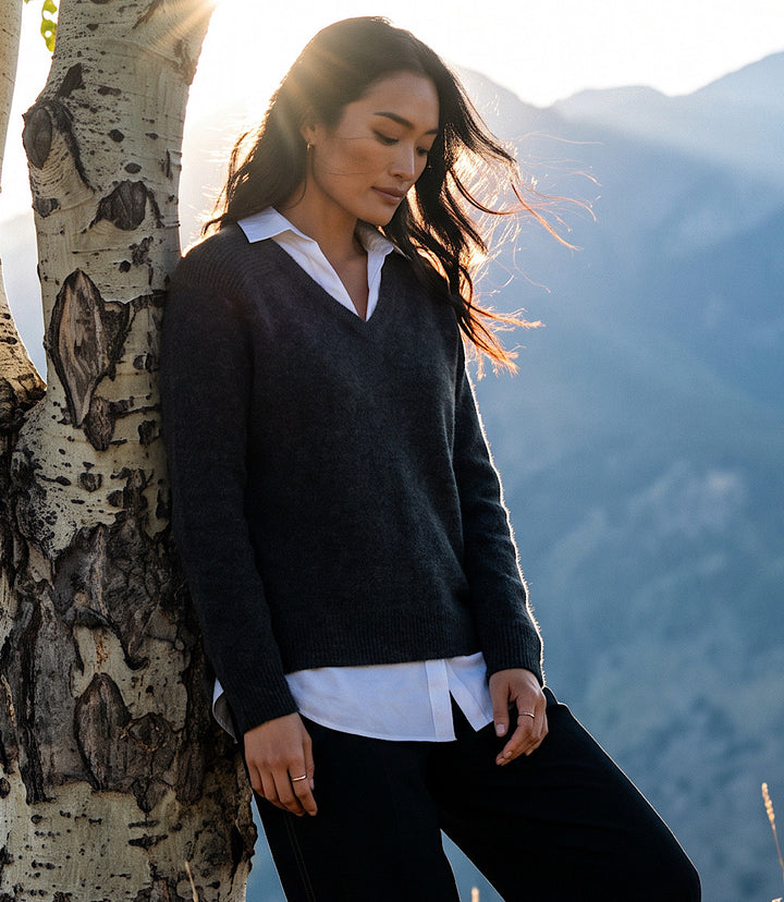 Petite Size Layered Sweater