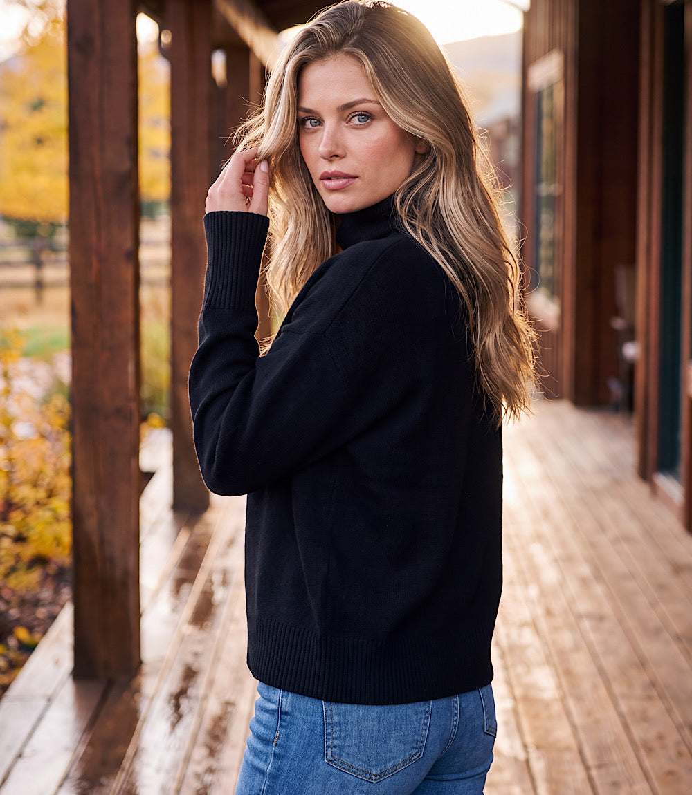 Mock Neck Sweater