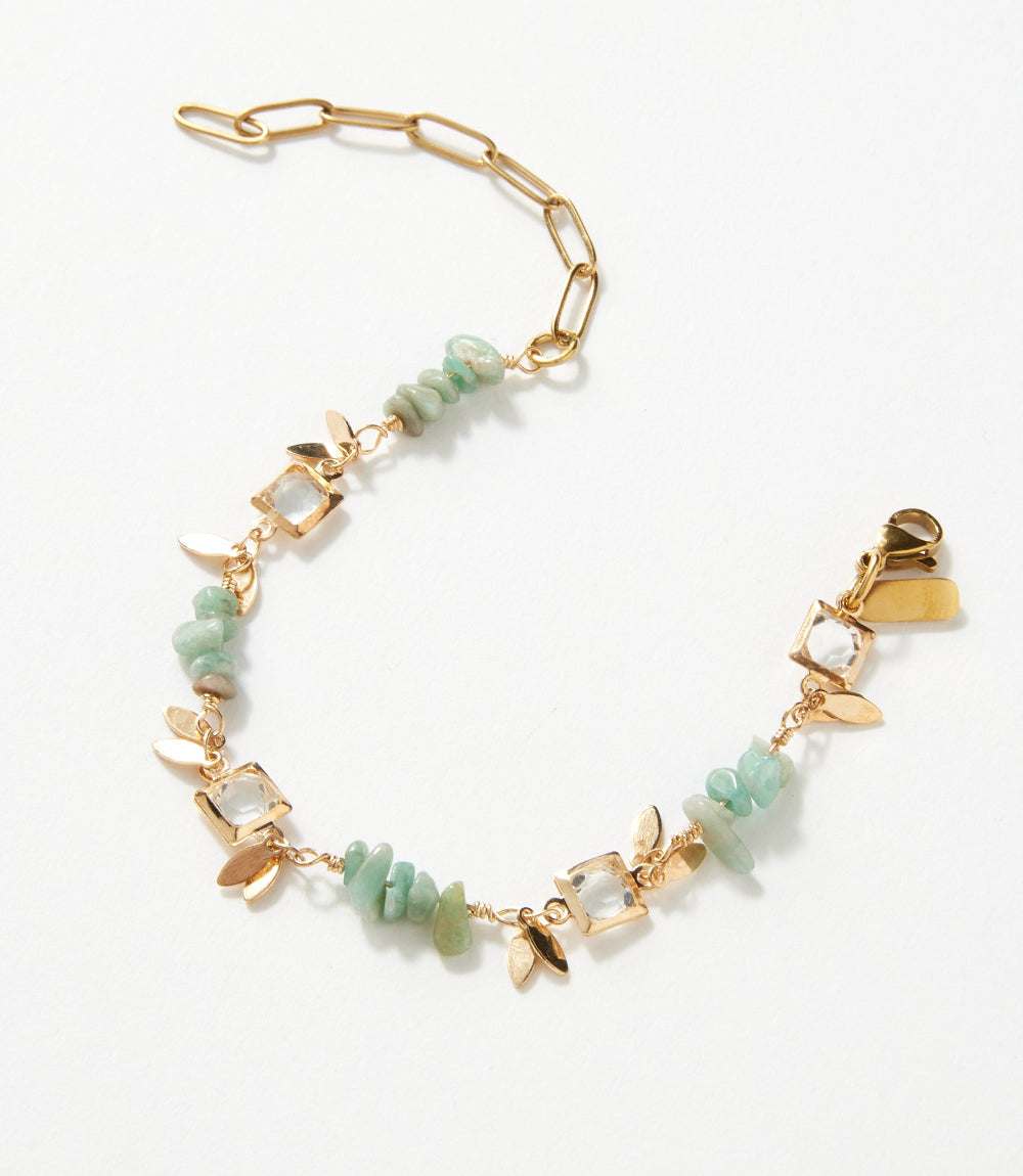 Crystal And Gemstone Bracelet