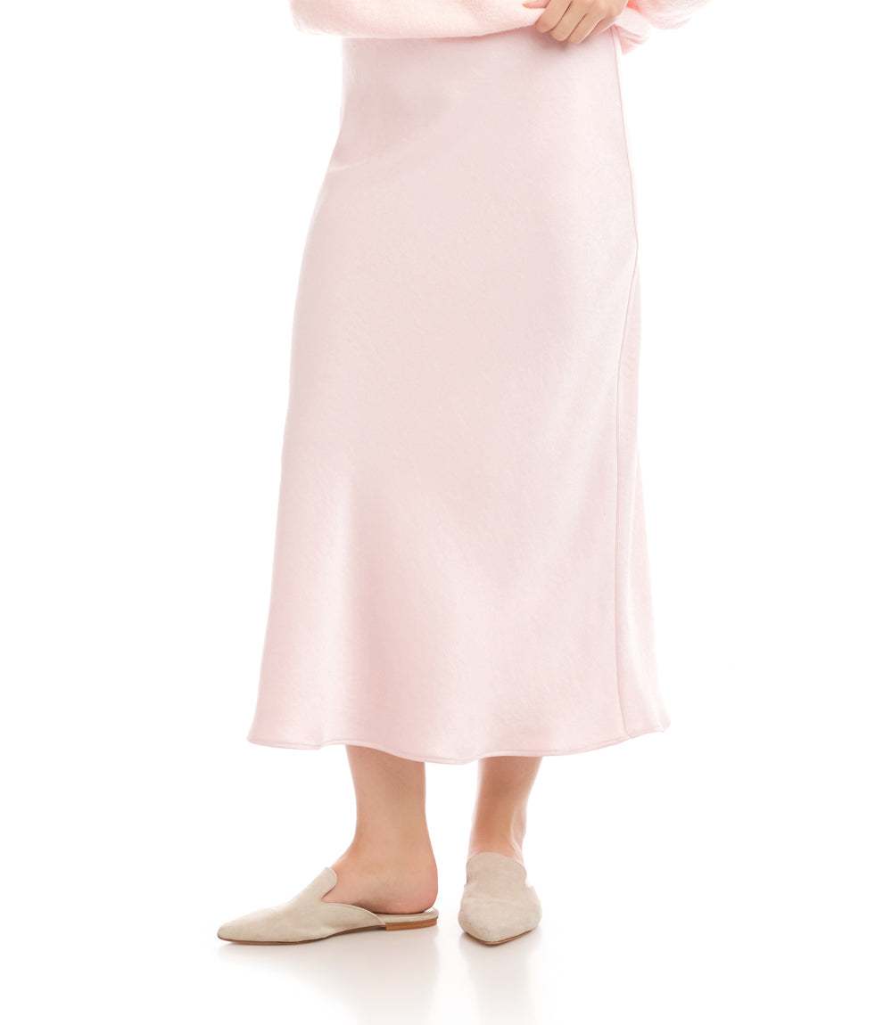 Satin Bias Cut Skirt