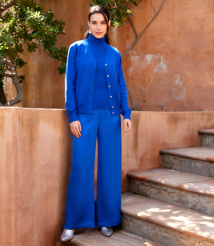 Satin Wide-Leg Pants