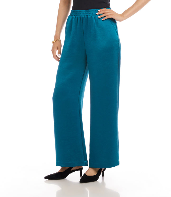 Satin Wide-Leg Pants