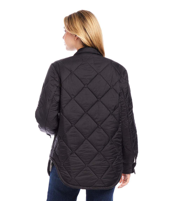 Faux Fur Quilted Jacket