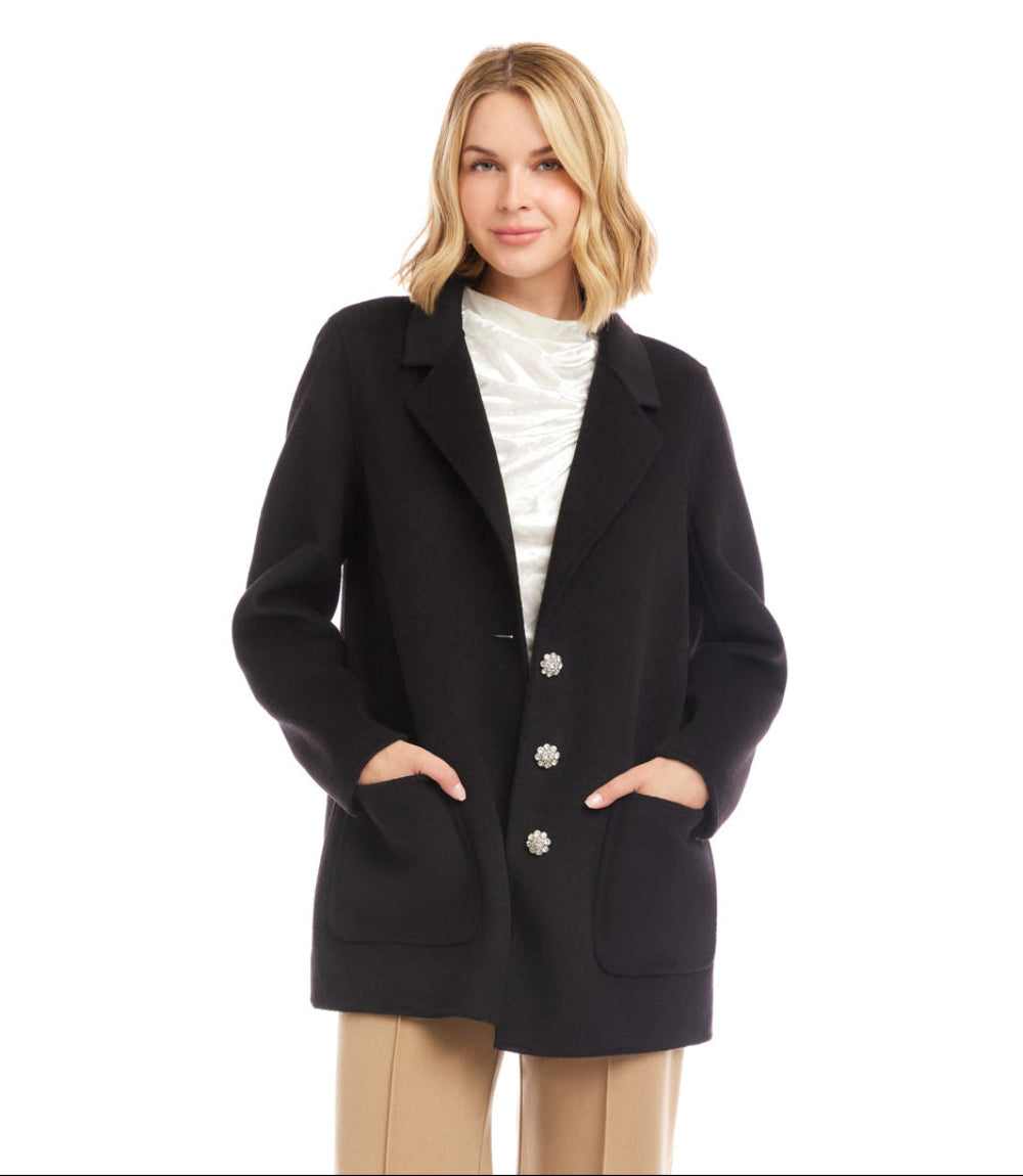 Oversized Brushed Blazer