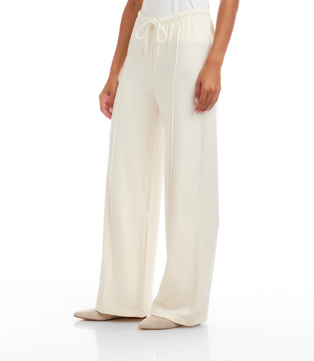 Drawstring Pintuck Sweatpants