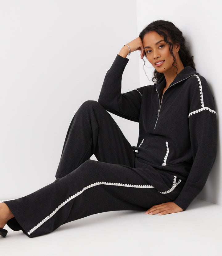 Edge Stitch Drawstring Sweatpants