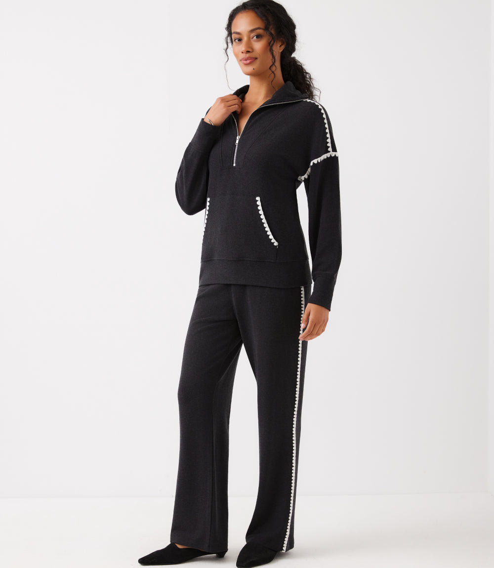 Edge Stitch Drawstring Sweatpants