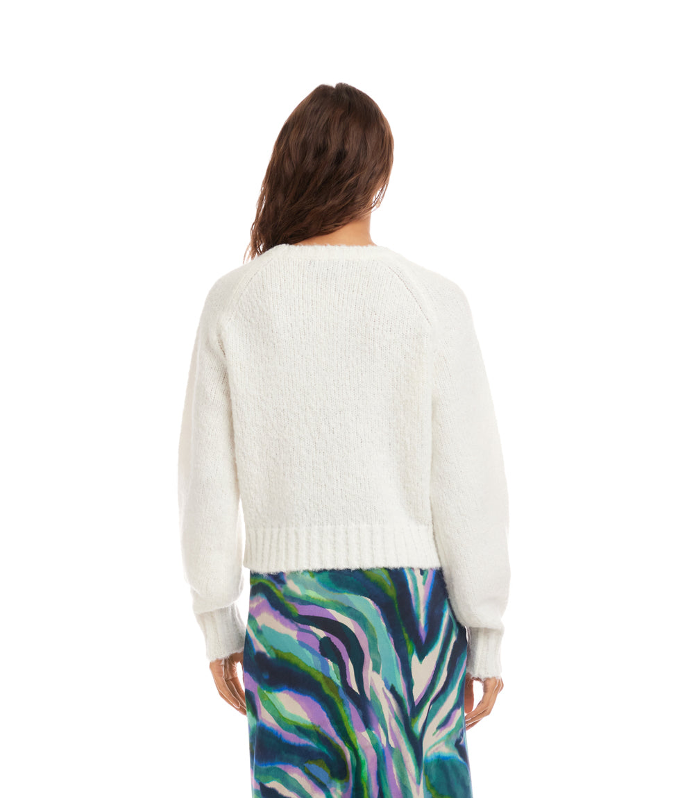 Pearl Button Cardigan Sweater