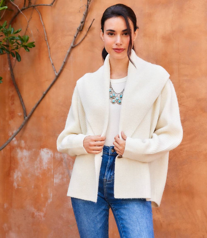 Shawl Collar Cardigan Sweater
