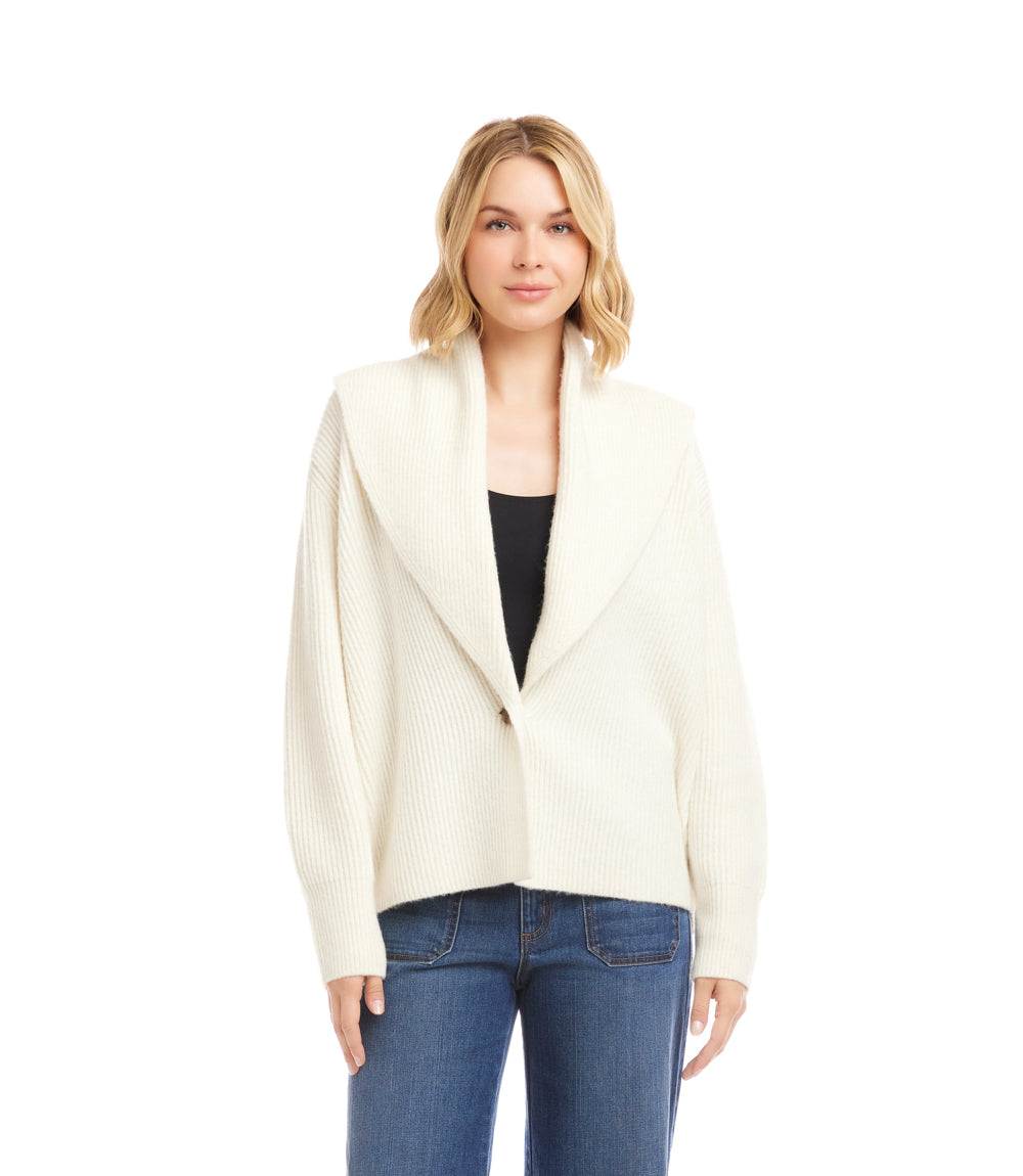Shawl Collar Cardigan Sweater