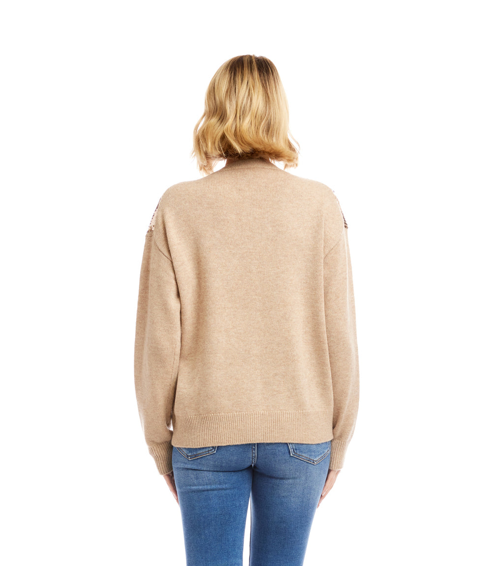 Sequin Cardigan Sweater