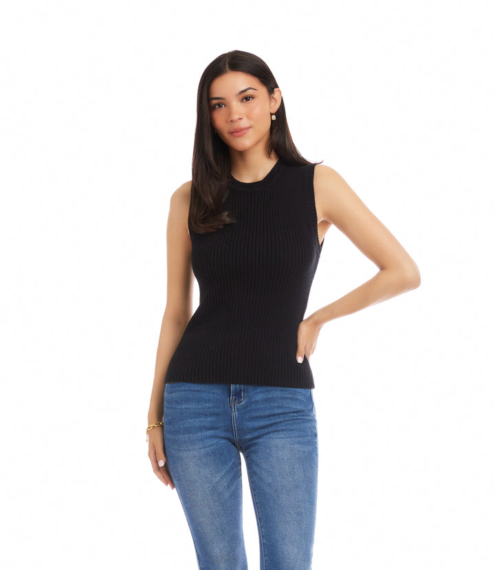 Ribbed Sweater Tank