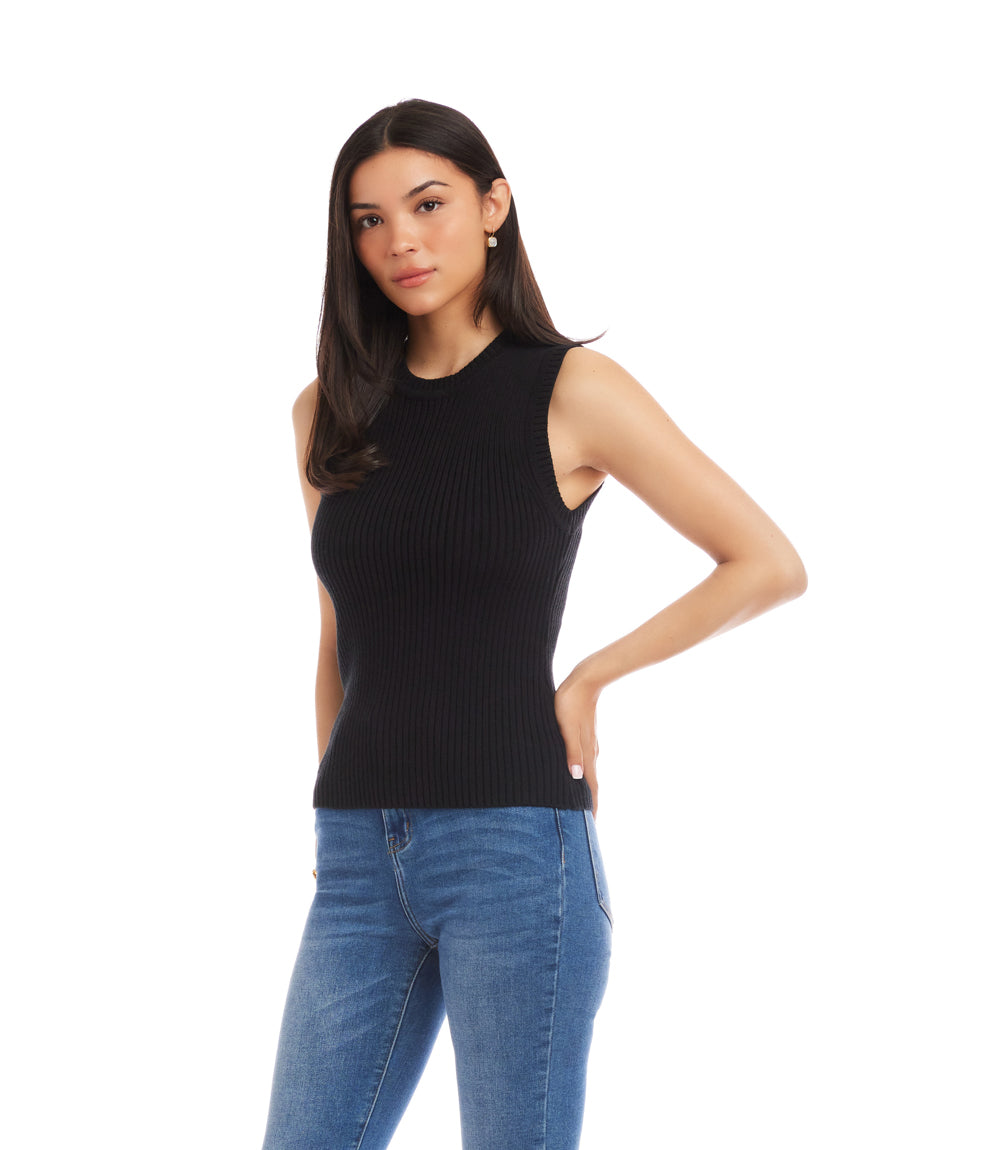 Ribbed Sweater Tank