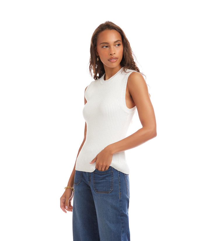 Ribbed Sweater Tank