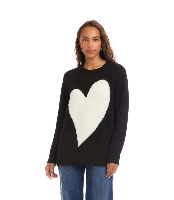 Heart Jacquard Sweater