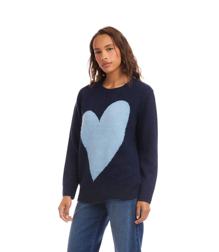 Heart Jacquard Sweater