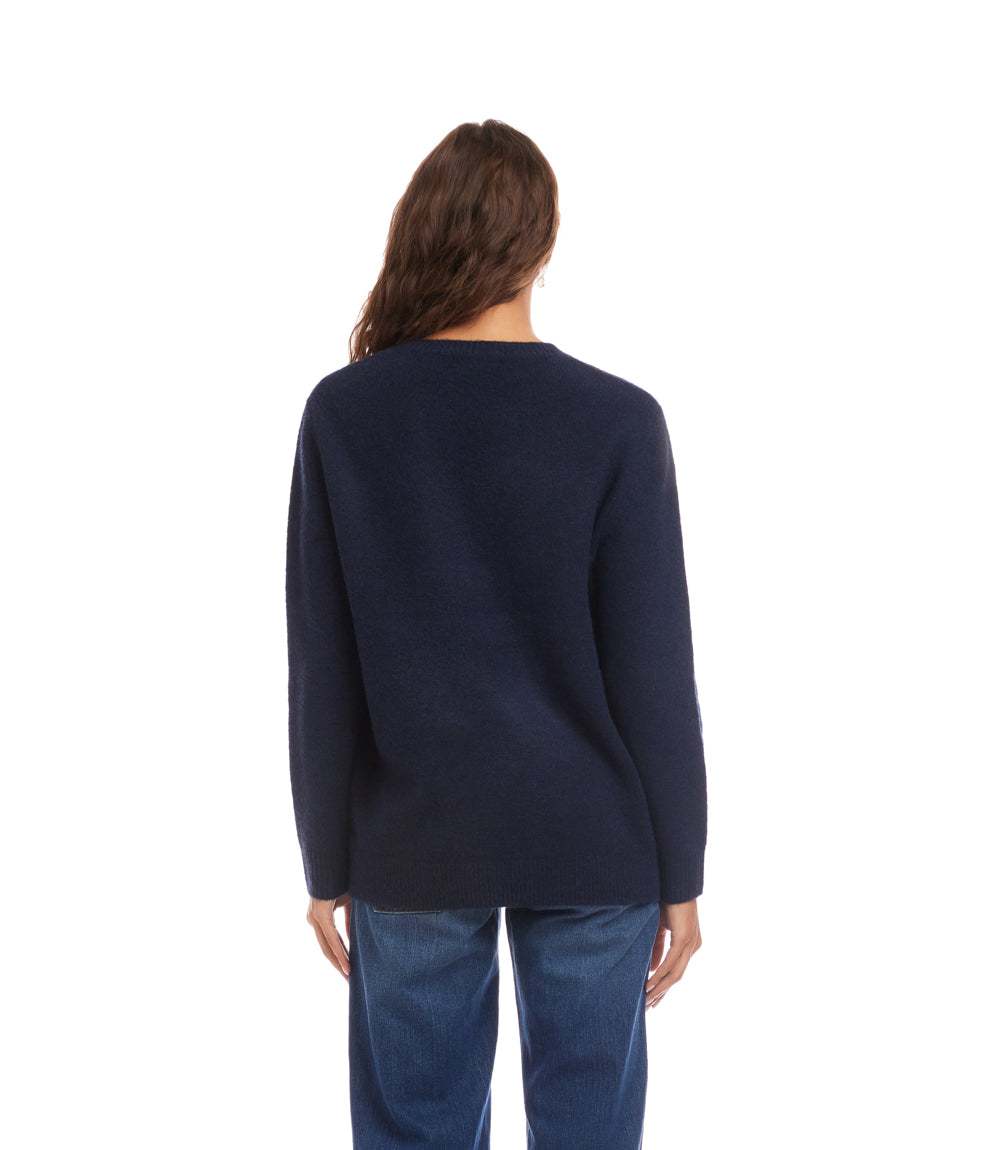 Heart Jacquard Sweater