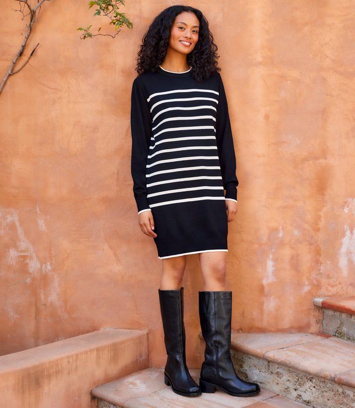 Stripe Sweater Dress