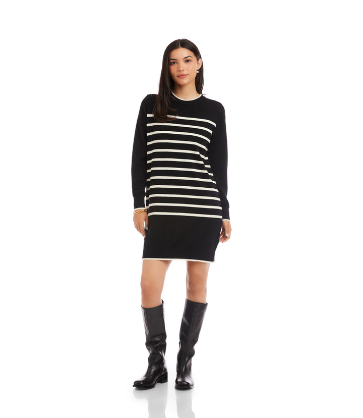 Stripe Sweater Dress