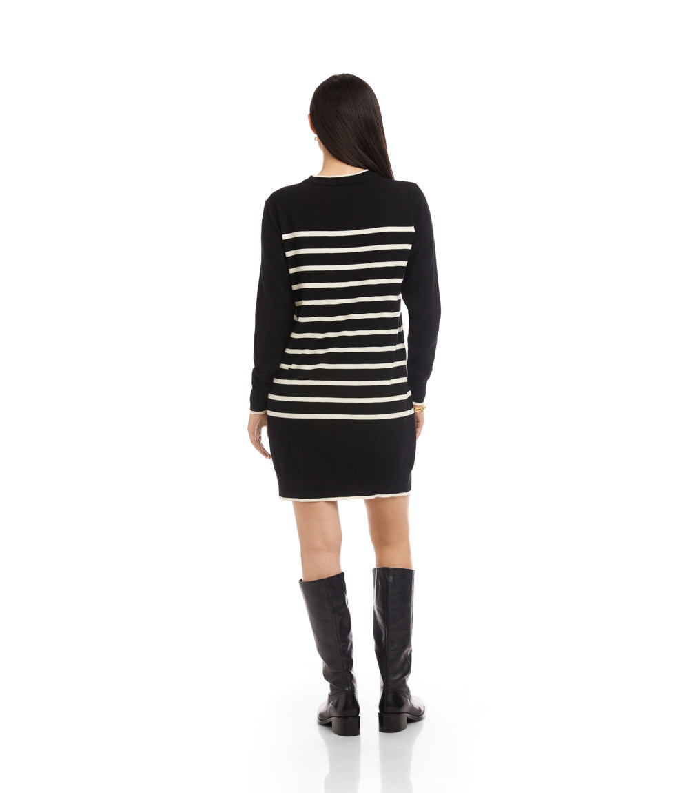 Stripe Sweater Dress