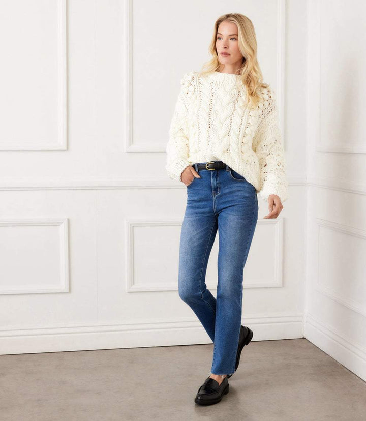 Hand Knit Crewneck Sweater